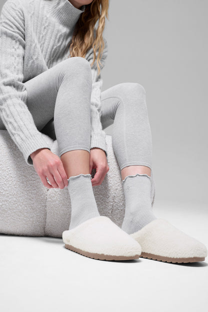 Sherpa Recovery Slipper (Unisex) - Ivory