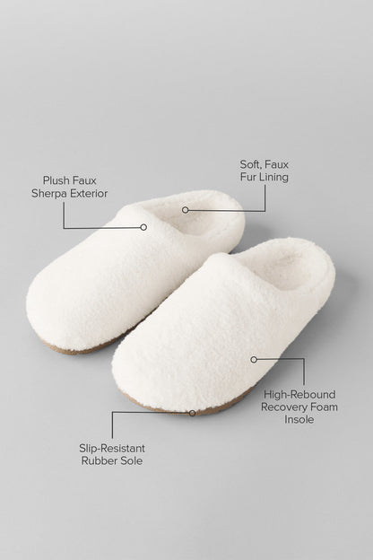 Sherpa Recovery Slipper (Unisex) - Ivory