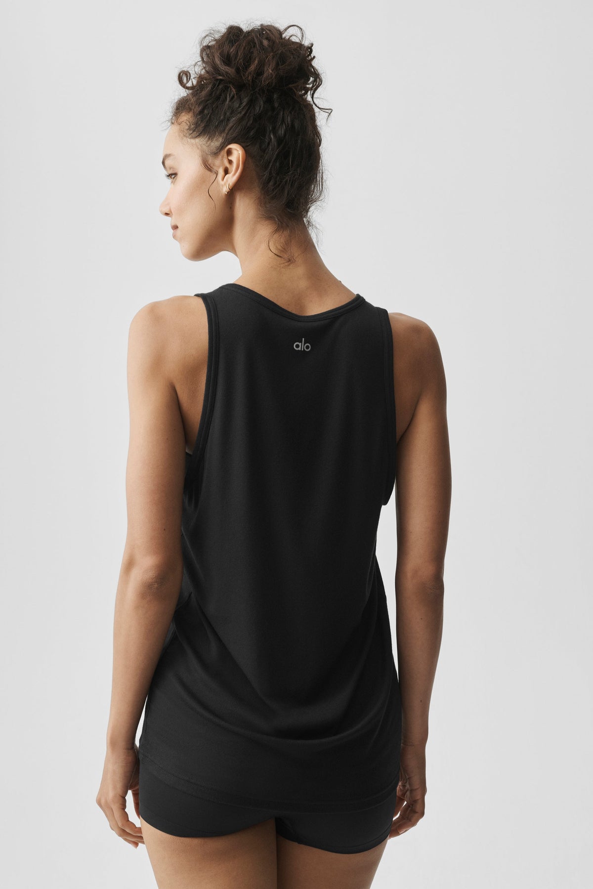 Everyday Modal Rib Tank - Black
