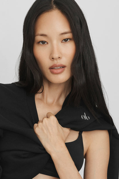 Accolade Crew Neck Pullover - Black