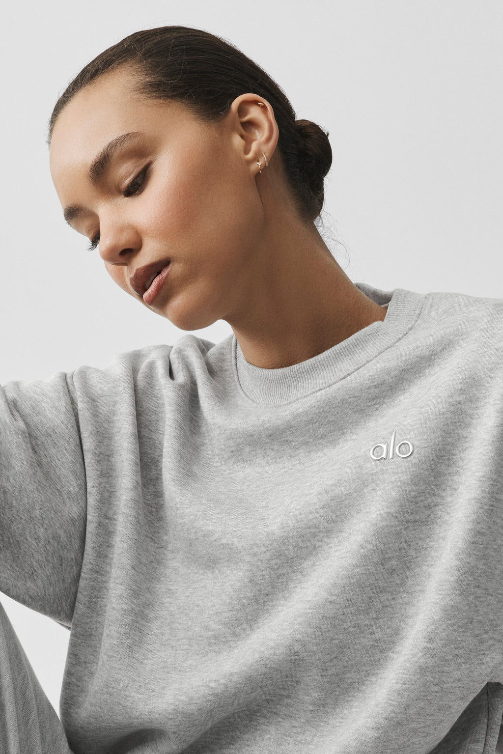 Accolade Crew Neck Pullover - Athletic Heather Grey