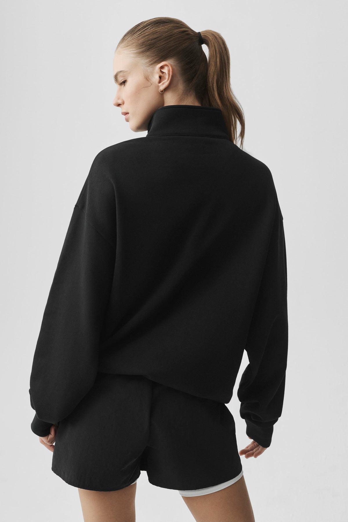 Accolade 1/4 Zip Pullover - Black
